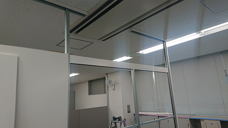 FCNパーティションを使用した新規工事
