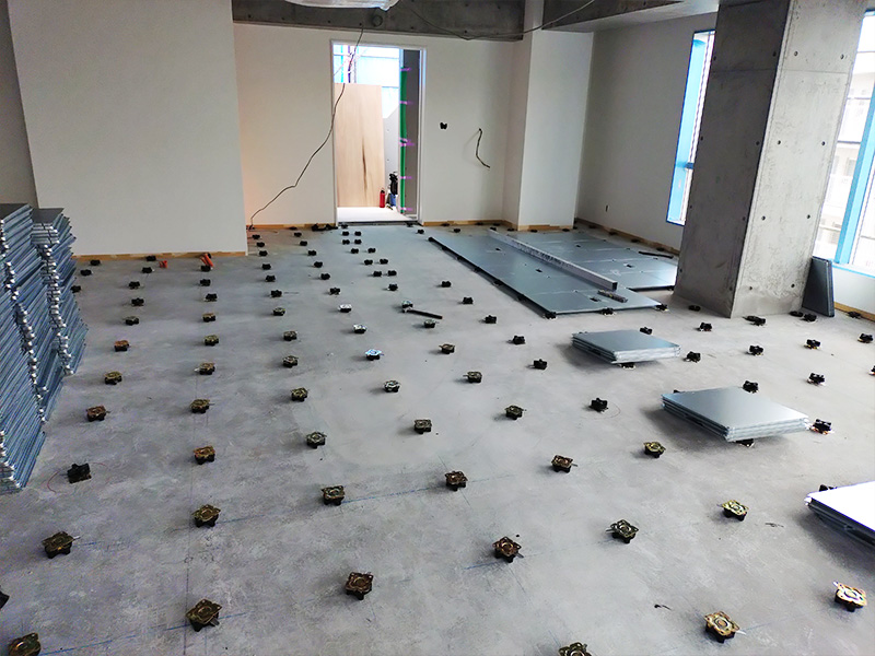 新築ビルのOAフロア化工事