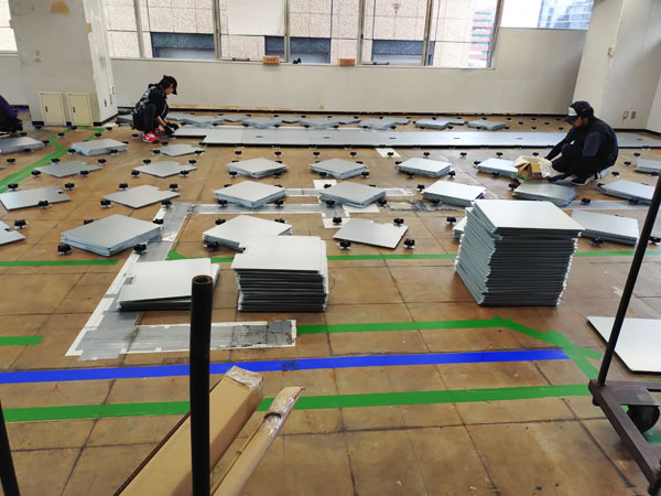 BFWを使用したビルのリニューアル工事