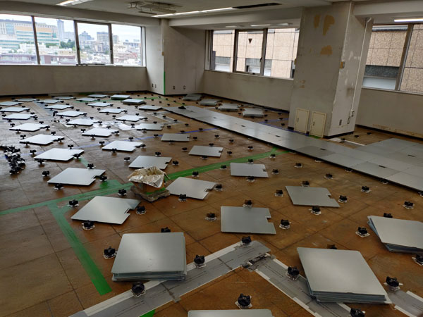 BFWを使用したビルのリニューアル工事