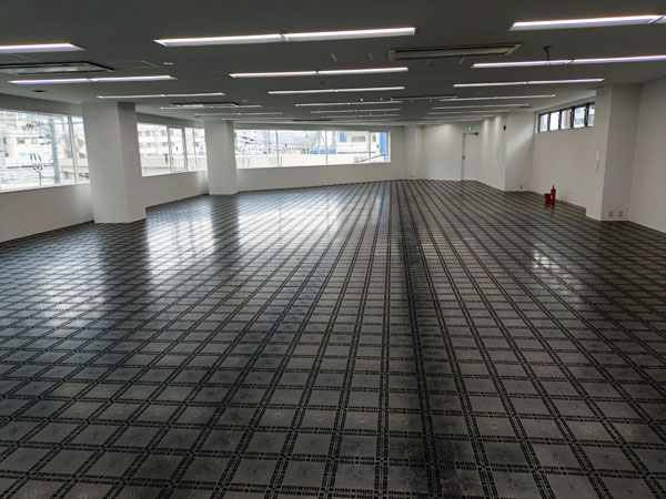 BF50Rを使用したOAフロア工事