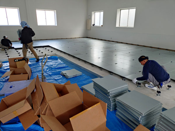 BFW3000を使用した事務所改装工事